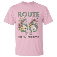 Route Highway 66 T Shirt Floral Centennial 100 Year Anniversary