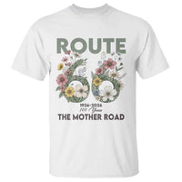 Route Highway 66 T Shirt Floral Centennial 100 Year Anniversary