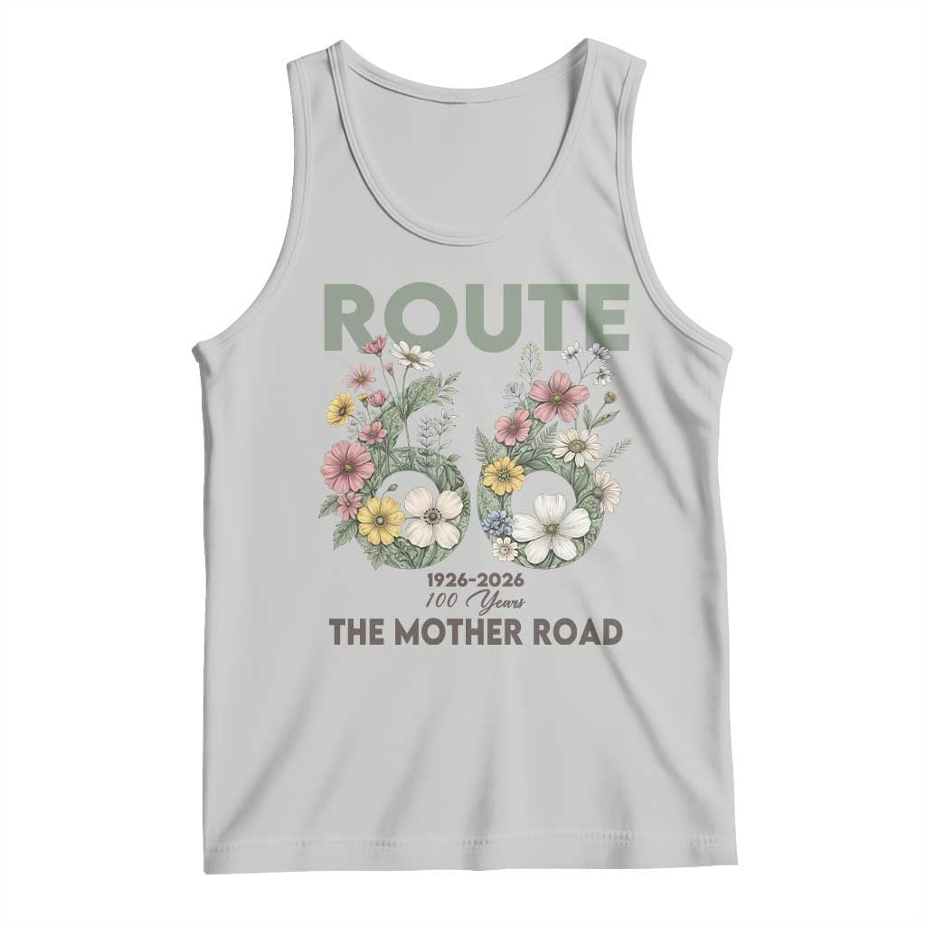Route Highway 66 Tank Top Floral Centennial 100 Year Anniversary