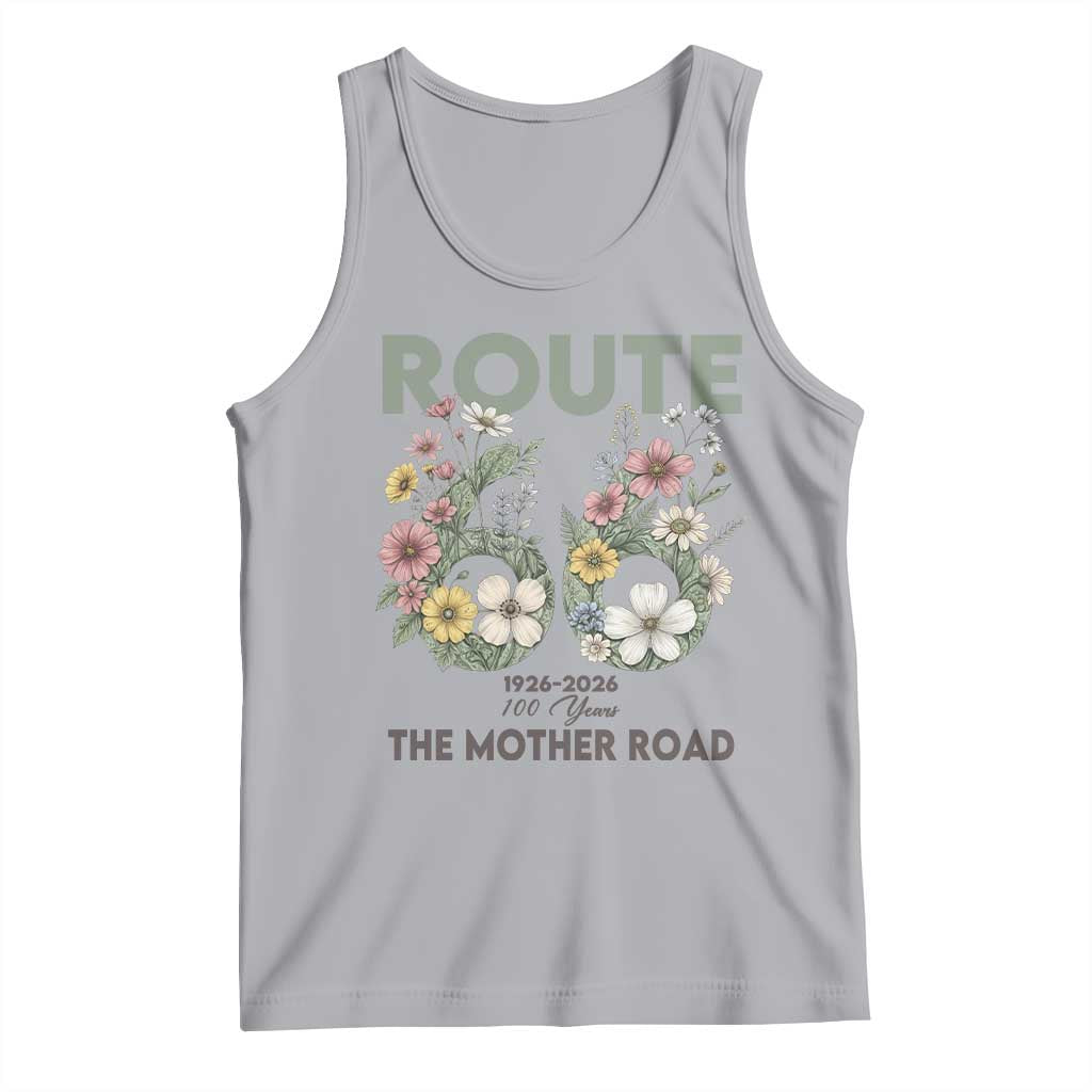Route Highway 66 Tank Top Floral Centennial 100 Year Anniversary