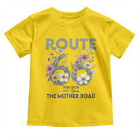 Route Highway 66 Toddler T Shirt Floral Centennial 100 Year Anniversary
