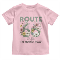 Route Highway 66 Toddler T Shirt Floral Centennial 100 Year Anniversary