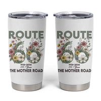 Route Highway 66 Tumbler Cup Floral Centennial 100 Year Anniversary