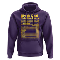 Black Dad Nutrition Facts Hoodie African American Fathers Day