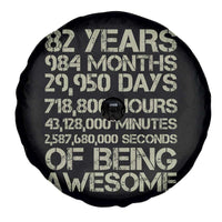 Vintage 82nd Milestone Birthday Spare Tire Cover 82 Years Of Being Awesome