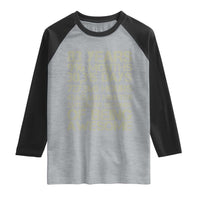 Vintage 83rd Milestone Birthday Raglan Shirt 83 Years Of Being Awesome
