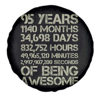 Vintage 95th Milestone Birthday Spare Tire Cover 95 Years Of Being Awesome