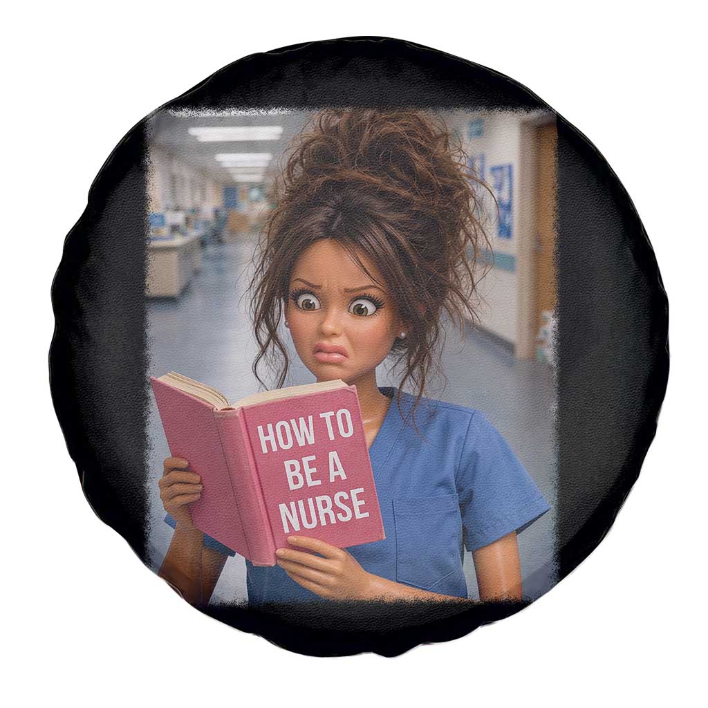 Funny Nursing Student Doll Face Meme Spare Tire Cover Future Nurse Gift