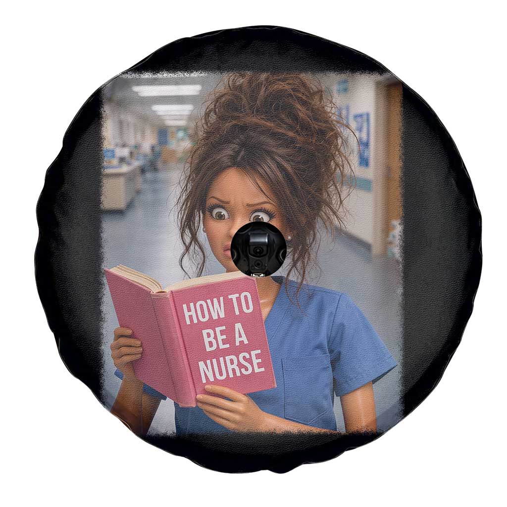 Funny Nursing Student Doll Face Meme Spare Tire Cover Future Nurse Gift