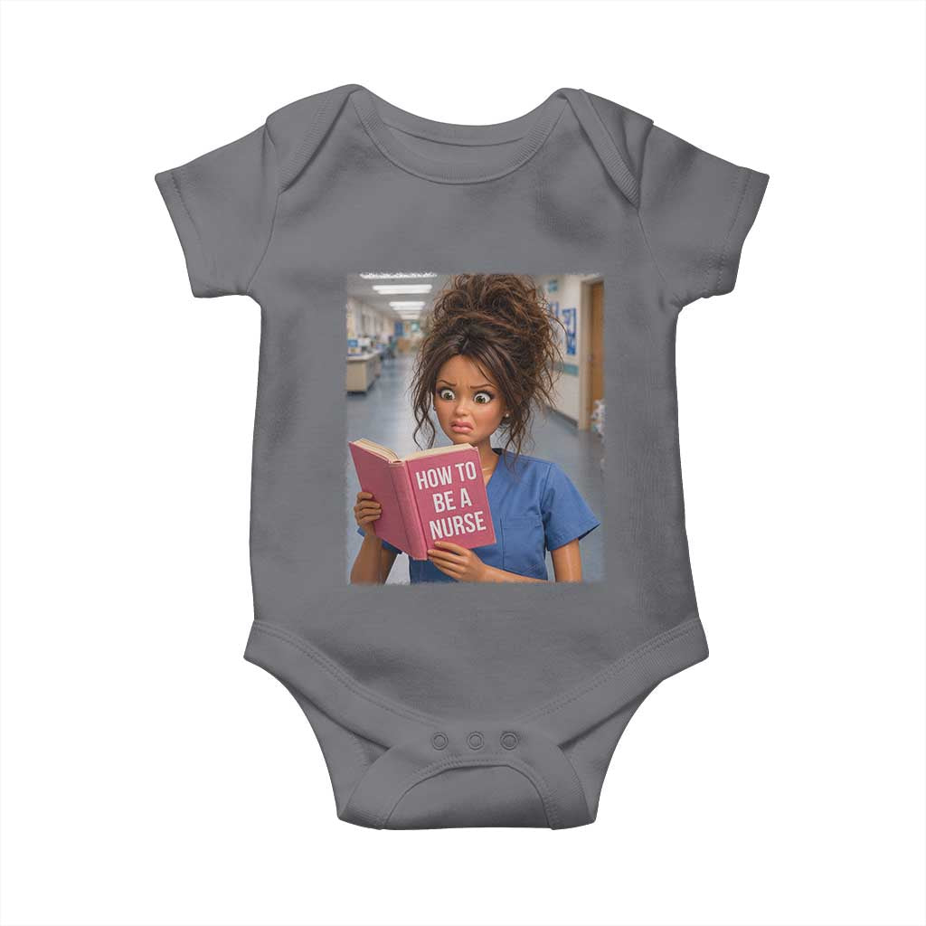 Funny Nursing Student Doll Face Meme Baby Onesie Future Nurse Gift