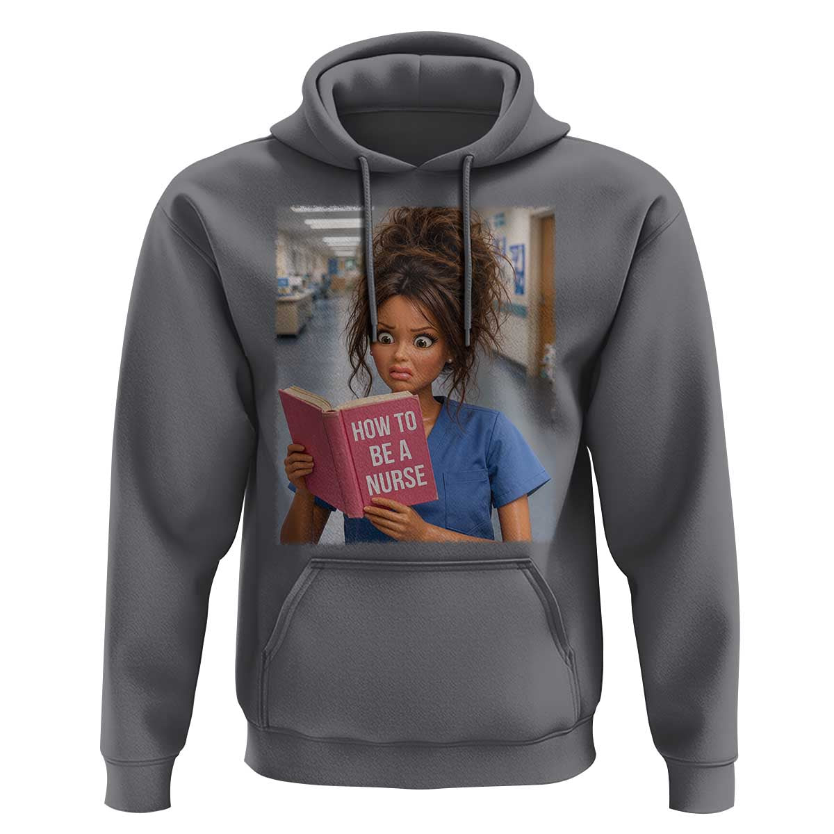 Funny Nursing Student Doll Face Meme Hoodie Future Nurse Gift