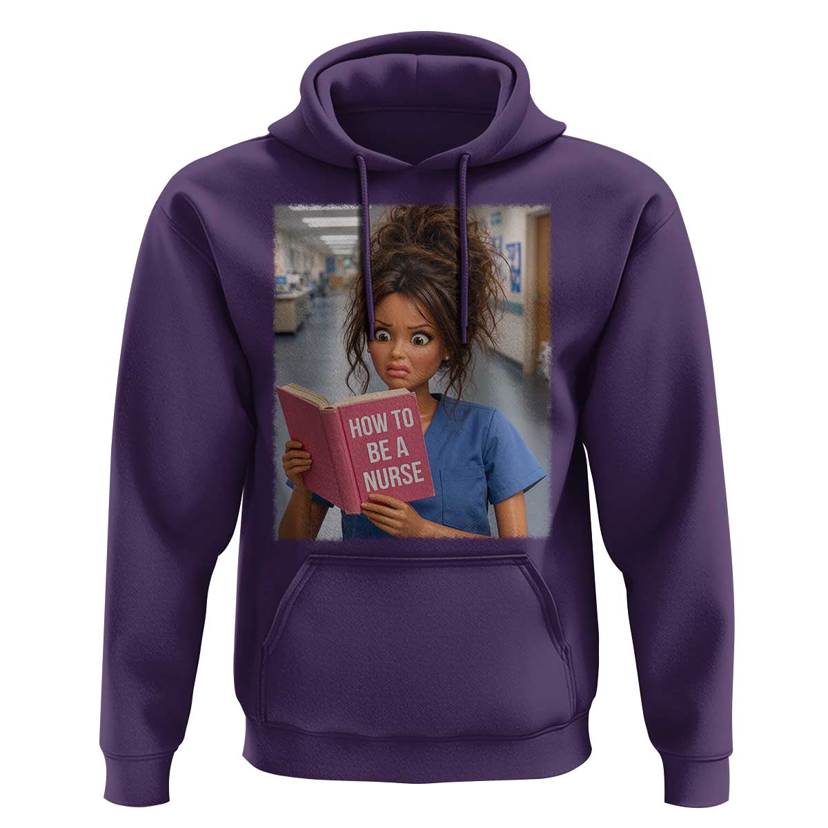 Funny Nursing Student Doll Face Meme Hoodie Future Nurse Gift