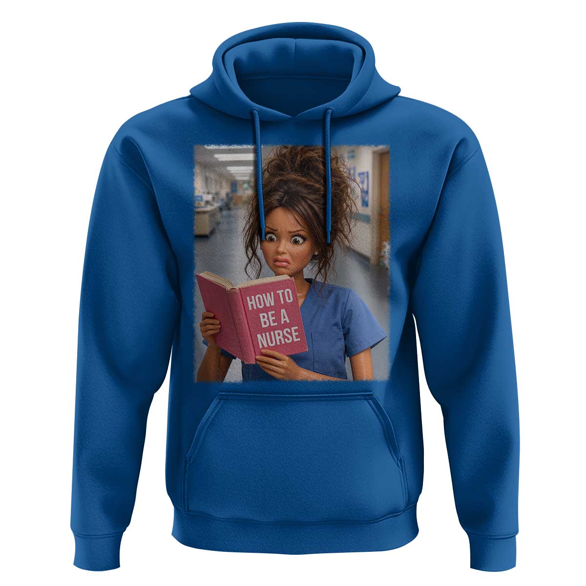 Funny Nursing Student Doll Face Meme Hoodie Future Nurse Gift