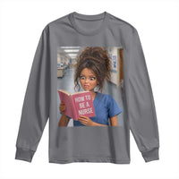 Funny Nursing Student Doll Face Meme Long Sleeve Shirt Future Nurse Gift