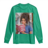 Funny Nursing Student Doll Face Meme Long Sleeve Shirt Future Nurse Gift