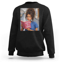 Funny Nursing Student Doll Face Meme Sweatshirt Future Nurse Gift