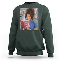Funny Nursing Student Doll Face Meme Sweatshirt Future Nurse Gift