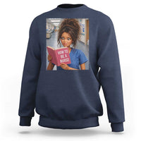 Funny Nursing Student Doll Face Meme Sweatshirt Future Nurse Gift