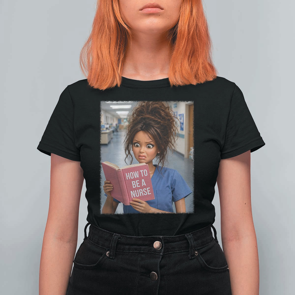 Funny Nursing Student Doll Face Meme T Shirt For Women Future Nurse Gift