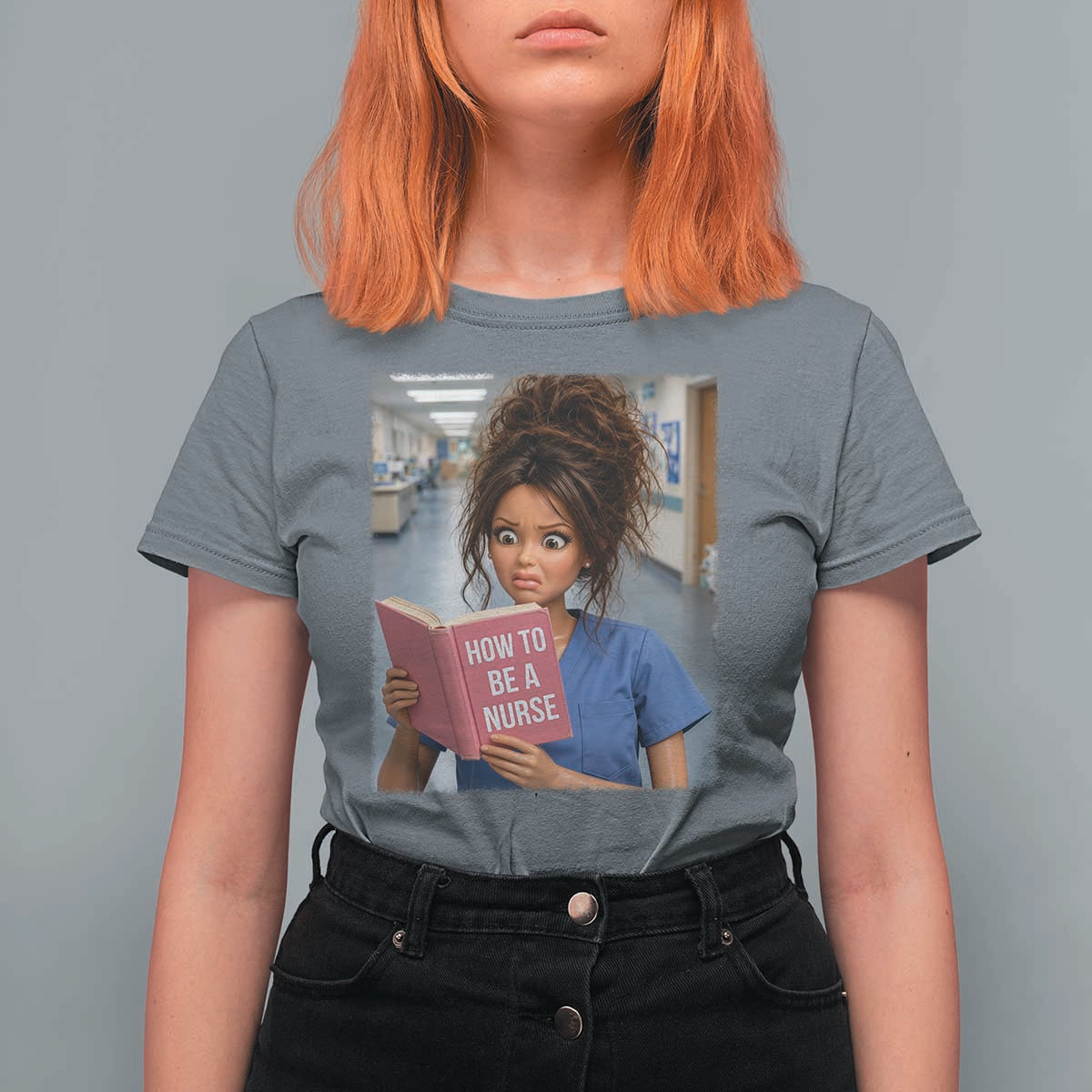 Funny Nursing Student Doll Face Meme T Shirt For Women Future Nurse Gift