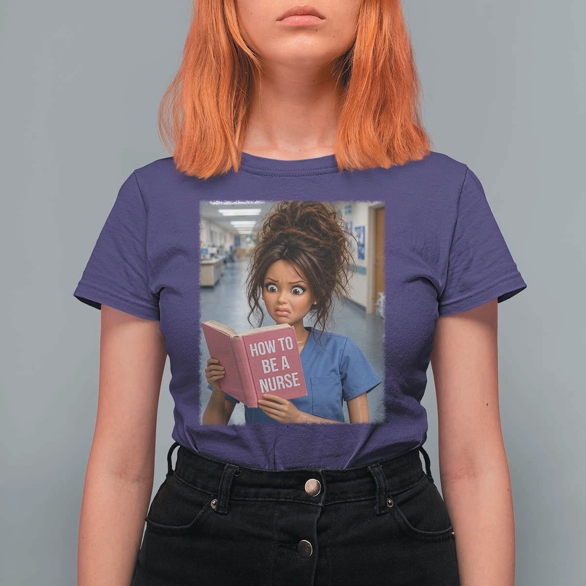 Funny Nursing Student Doll Face Meme T Shirt For Women Future Nurse Gift