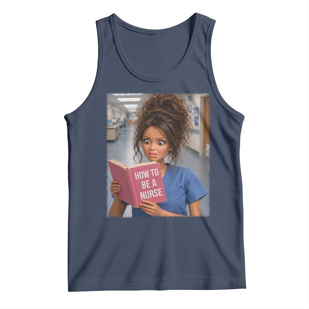 Funny Nursing Student Doll Face Meme Tank Top Future Nurse Gift