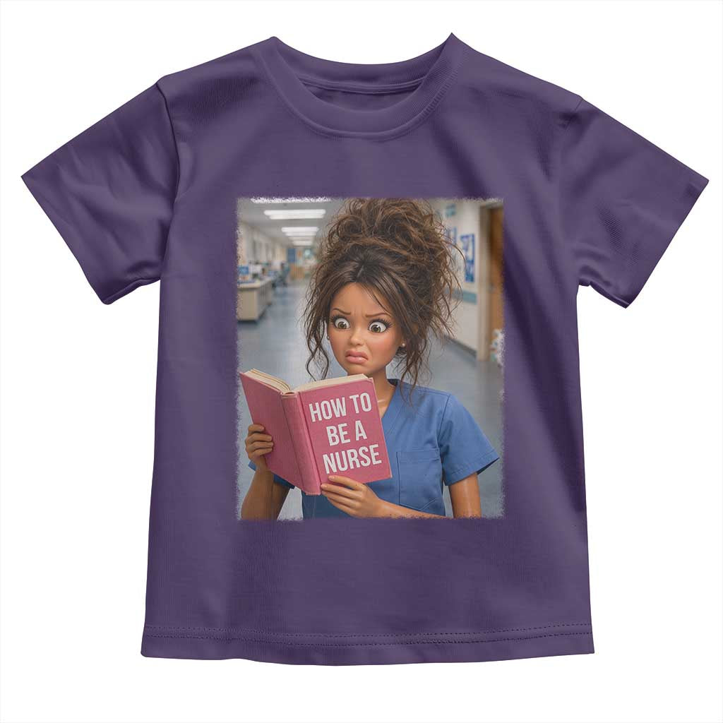 Funny Nursing Student Doll Face Meme Toddler T Shirt Future Nurse Gift