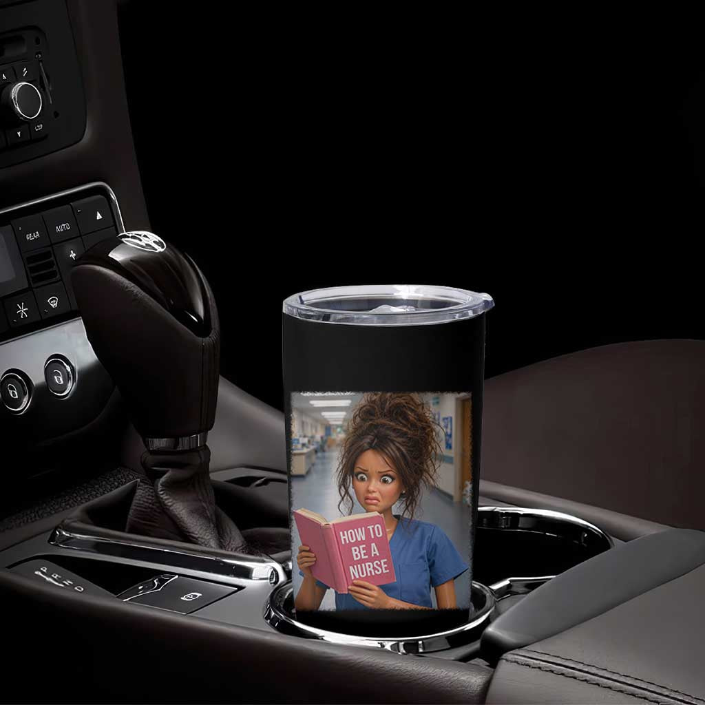 Funny Nursing Student Doll Face Meme Tumbler Cup Future Nurse Gift
