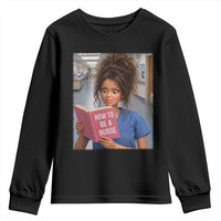 Funny Nursing Student Doll Face Meme Youth Sweatshirt Future Nurse Gift