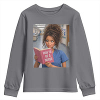 Funny Nursing Student Doll Face Meme Youth Sweatshirt Future Nurse Gift