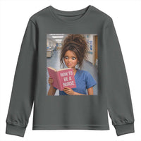 Funny Nursing Student Doll Face Meme Youth Sweatshirt Future Nurse Gift