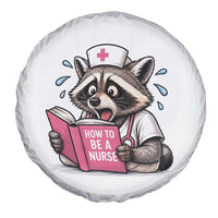 Funny Raccoon Nursing Student Healthcare Gift Spare Tire Cover