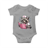 Funny Raccoon Nursing Student Healthcare Gift Baby Onesie