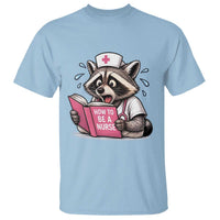 Funny Raccoon Nursing Student Healthcare Gift T Shirt