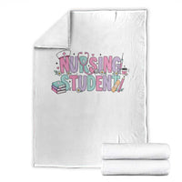 Pastel Nursing Student Medical School Gift Throw Blanket