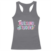 Pastel Nursing Student Medical School Gift Racerback Tank Top