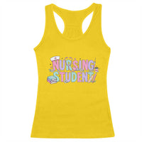 Pastel Nursing Student Medical School Gift Racerback Tank Top