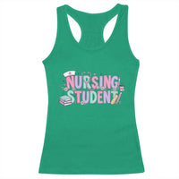 Pastel Nursing Student Medical School Gift Racerback Tank Top