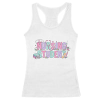 Pastel Nursing Student Medical School Gift Racerback Tank Top