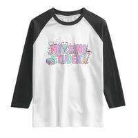 Pastel Nursing Student Medical School Gift Raglan Shirt