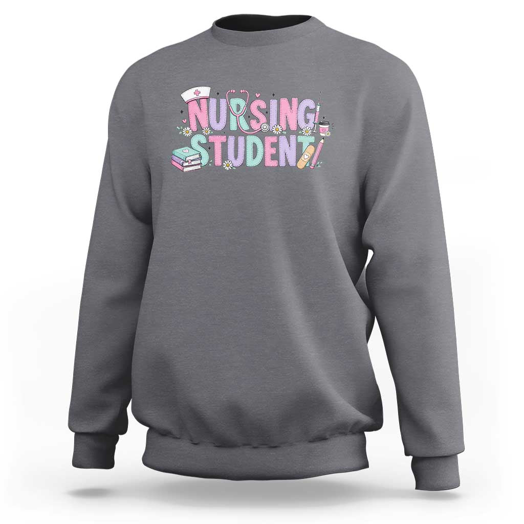 Pastel Nursing Student Medical School Gift Sweatshirt