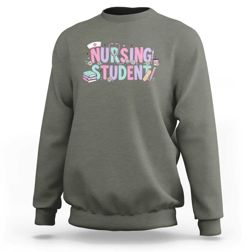 Pastel Nursing Student Medical School Gift Sweatshirt