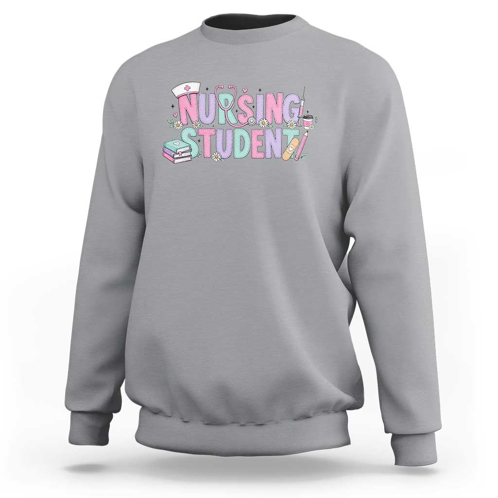 Pastel Nursing Student Medical School Gift Sweatshirt