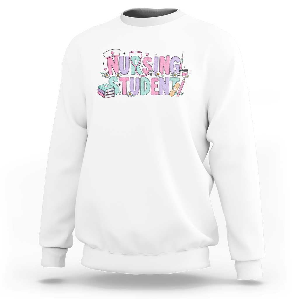 Pastel Nursing Student Medical School Gift Sweatshirt