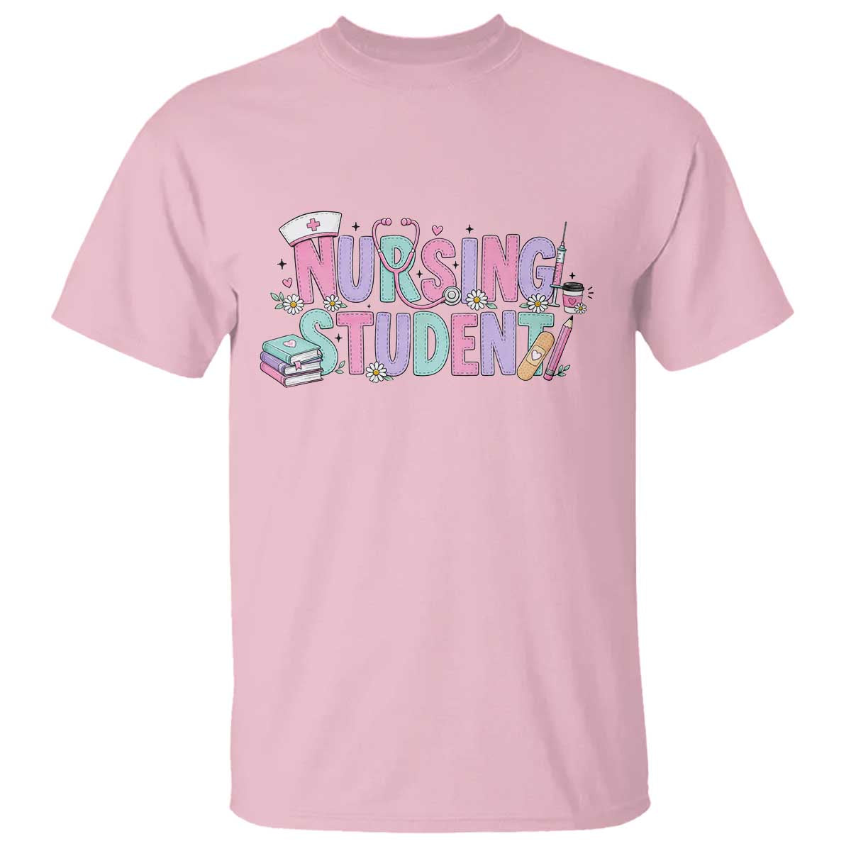 Pastel Nursing Student Medical School Gift T Shirt