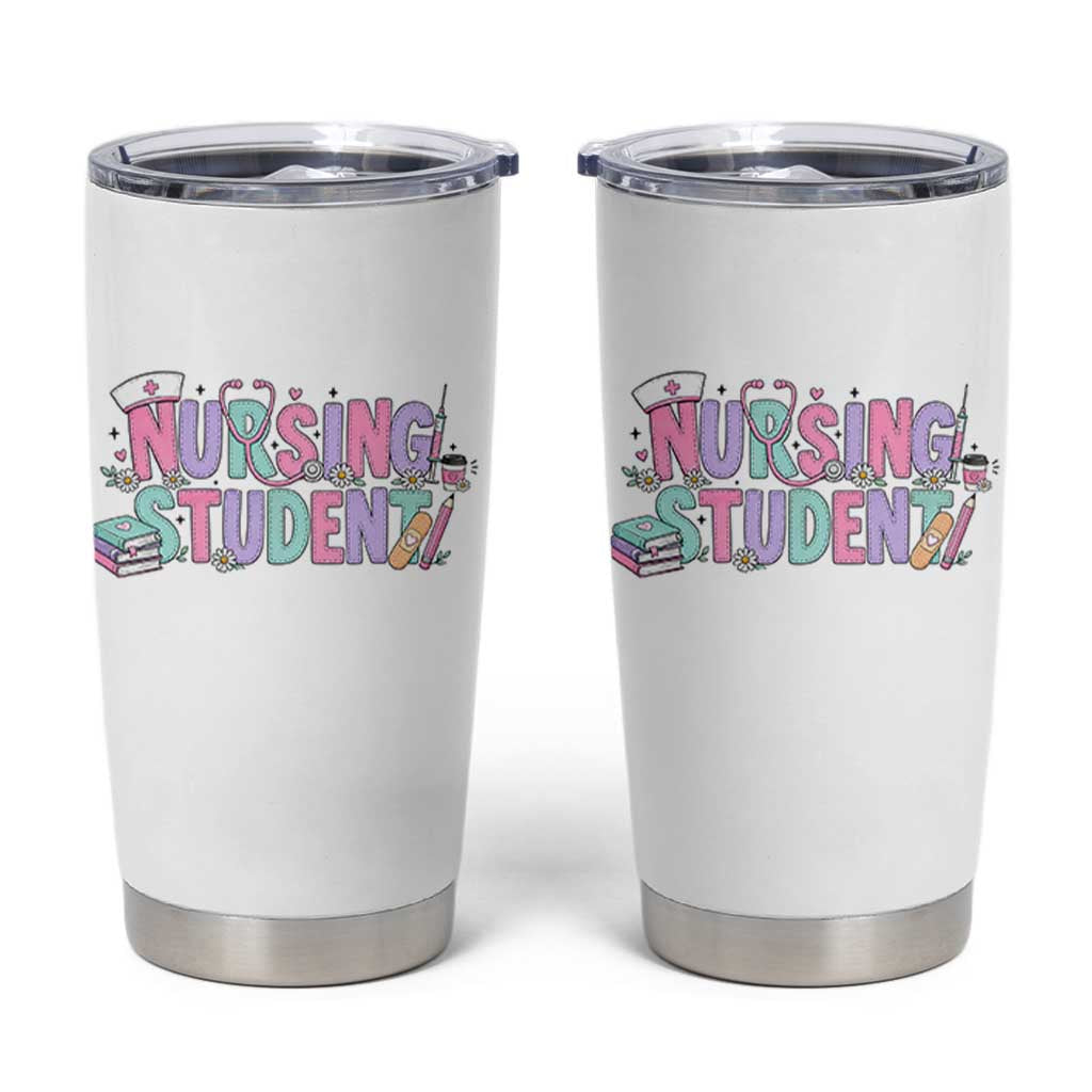 Pastel Nursing Student Medical School Gift Tumbler Cup