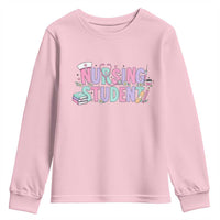 Pastel Nursing Student Medical School Gift Youth Sweatshirt