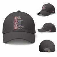 Funny Student Nurse Life Baseball Cap Eat Sleep Clinicals Panic Study Repeat