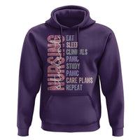 Funny Student Nurse Life Hoodie Eat Sleep Clinicals Panic Study Repeat