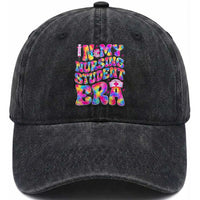 In My Nursing Student Era Washed Cotton Baseball Cap Future Nurse Gift